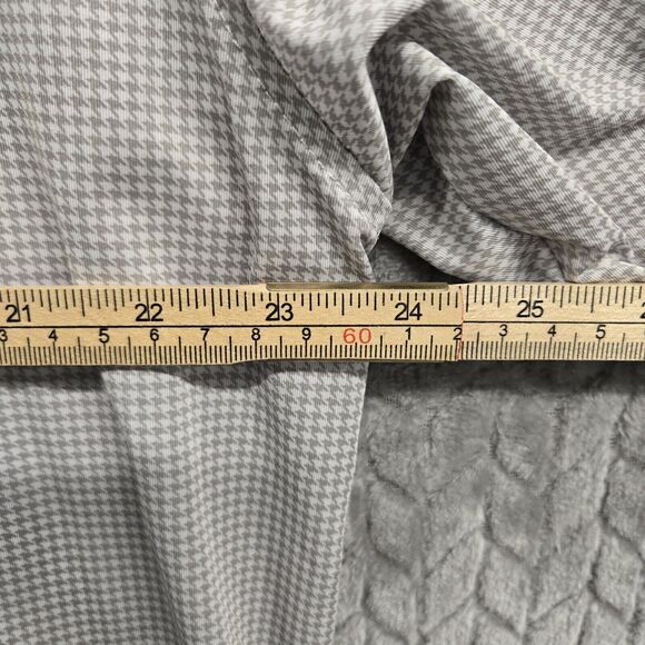 Footjoy FJ Polo Golf Shirt Size XL Whistling Straits Golf Gray Houndstooth - Picture 5 of 9